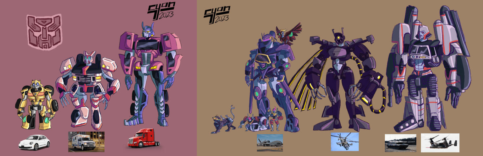 Autobots and Decepticons